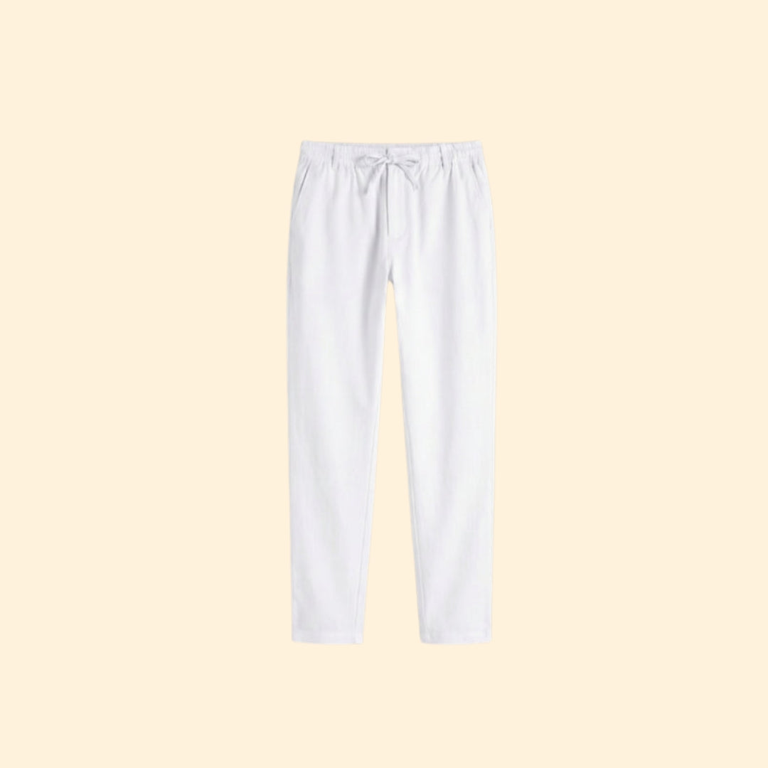 Men’s Summer Trousers with Drawstring Waist