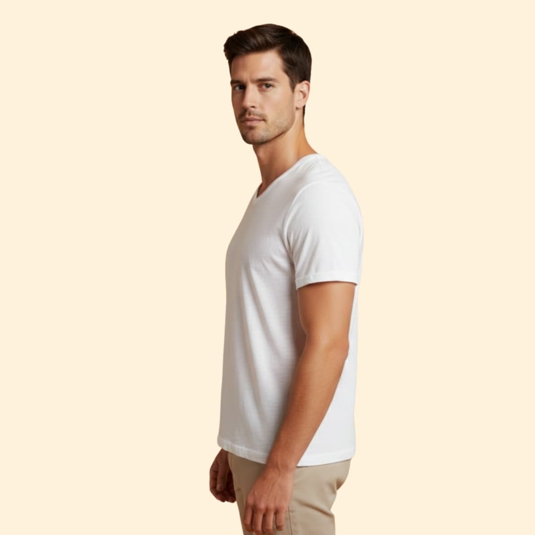Men’s Vintage Fit T-shirt with Contrast Trim