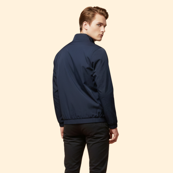 Men’s Bomber Jacket with Elastic Cuffs