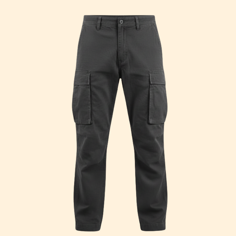 Men’s Cargo Trousers with Side Flap Pockets