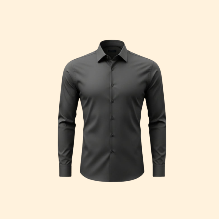 Men’s Slim Fit Shirt with Button Closure