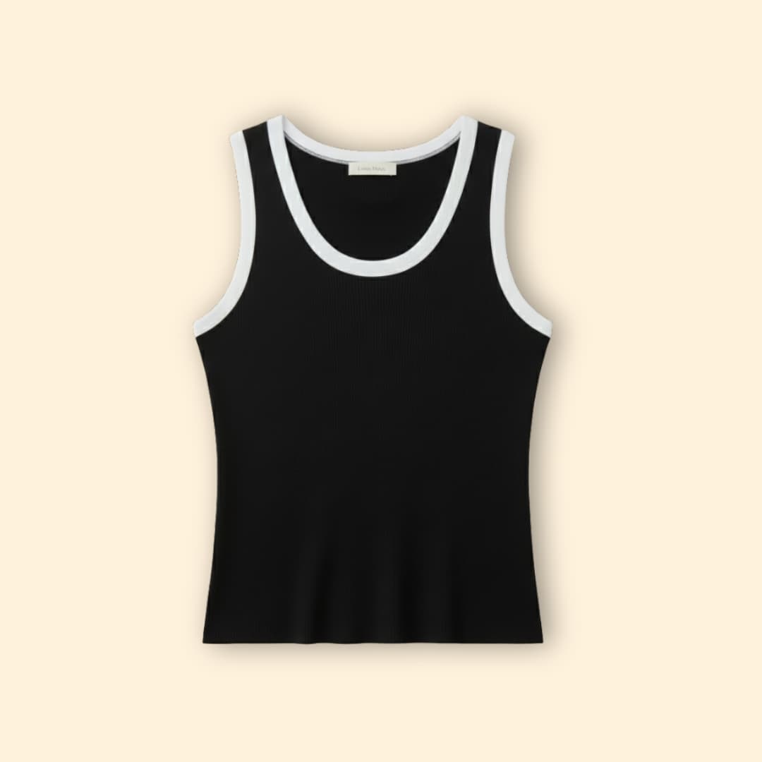 Women’s Tank Top with Two-Tone Trim