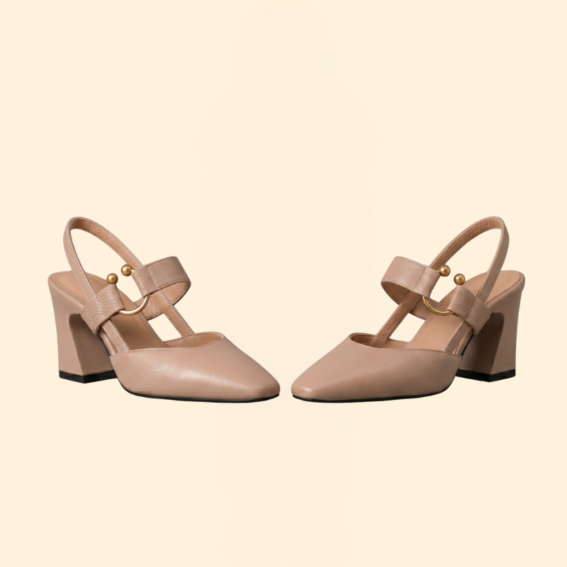 Women's Block Heel with Hardware