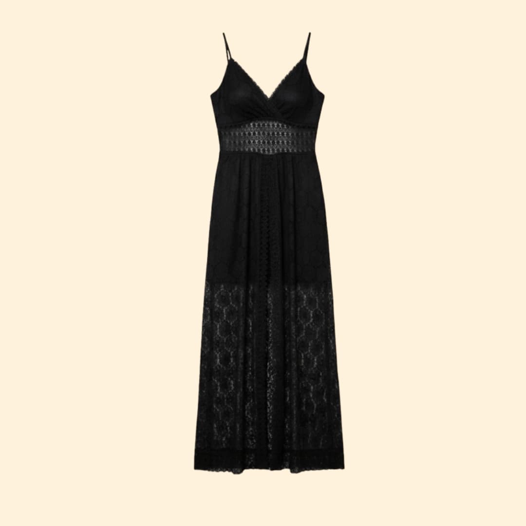 Women's Lace Jumpsuit with V-Neck