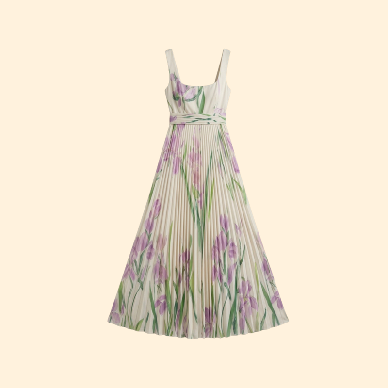 Women’s Maxi Dress with Square Neckline