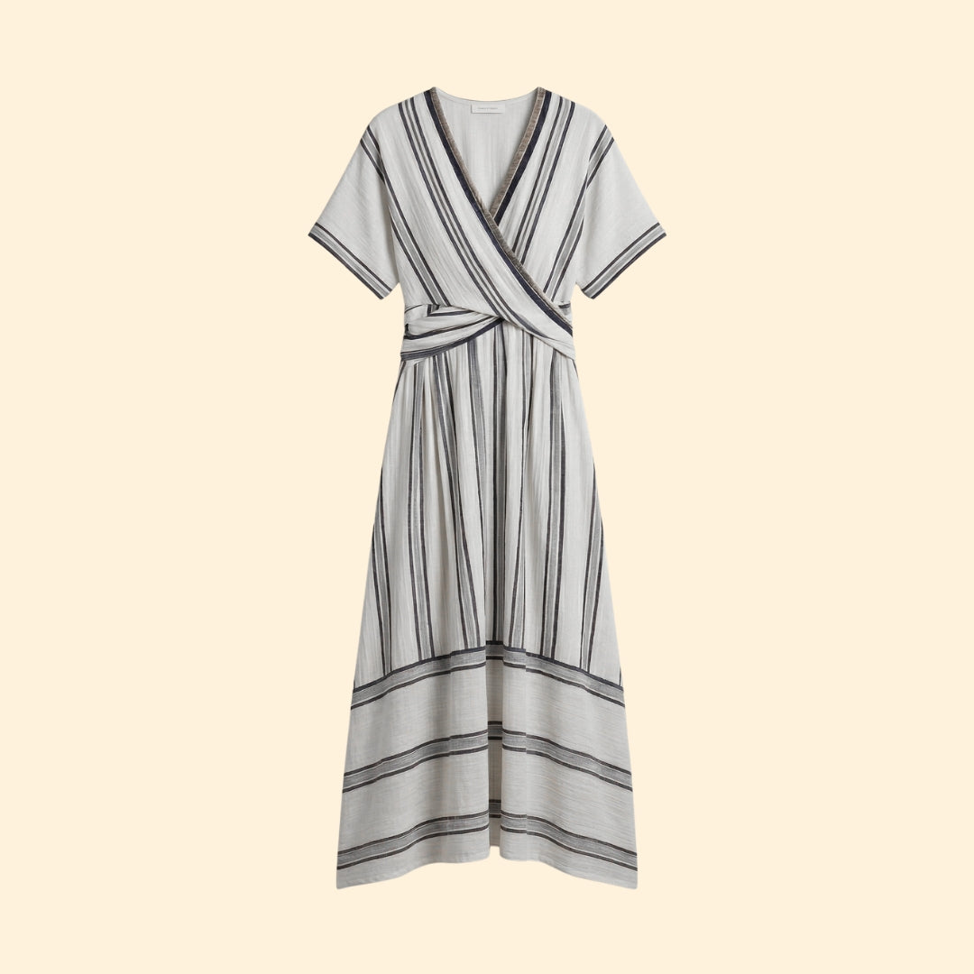 Women’s Maxi Dress with Striped Print