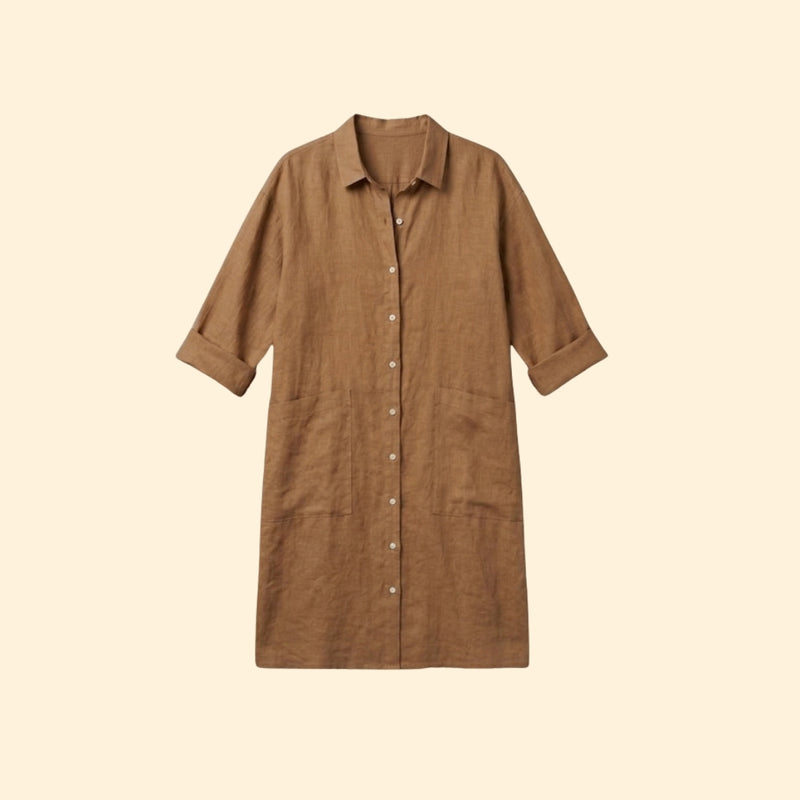 Women’s Shirt Dress with Front Buttons