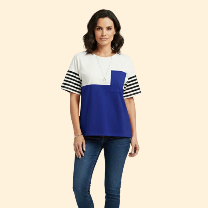 Women’s Short Sleeve T-Shirt with Contrast Color