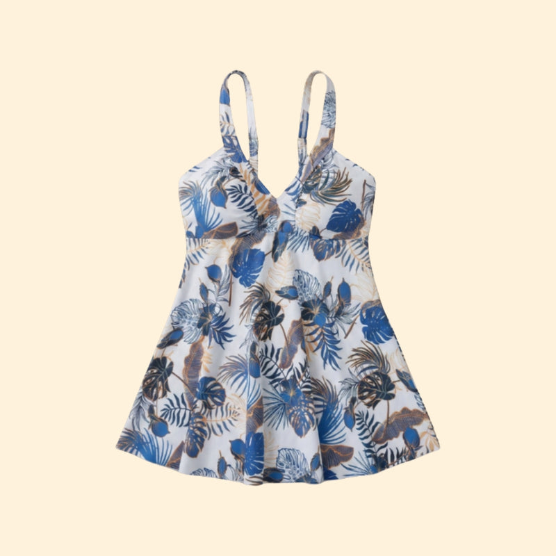 Women’s Swim Dress with Paisley Print