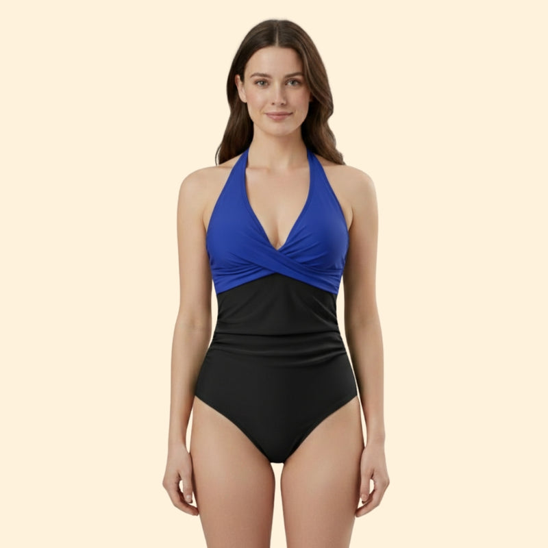 Women’s Swimsuit with Color Block Design