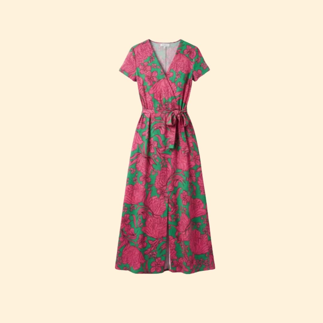 Women's Wrap Dress Floral Print