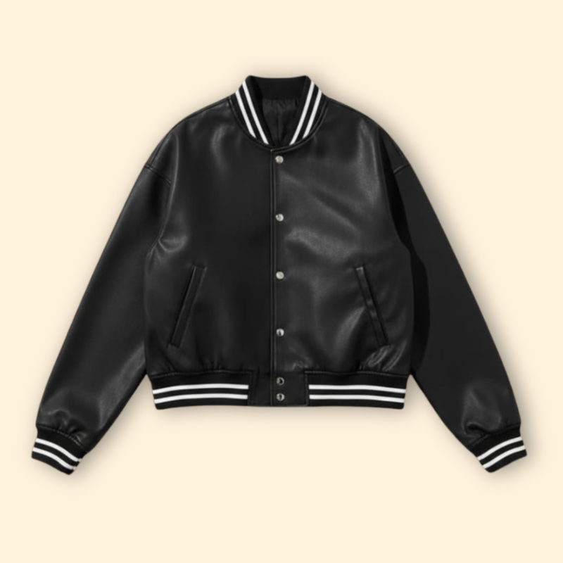 Women's Cropped Bomber Jacket