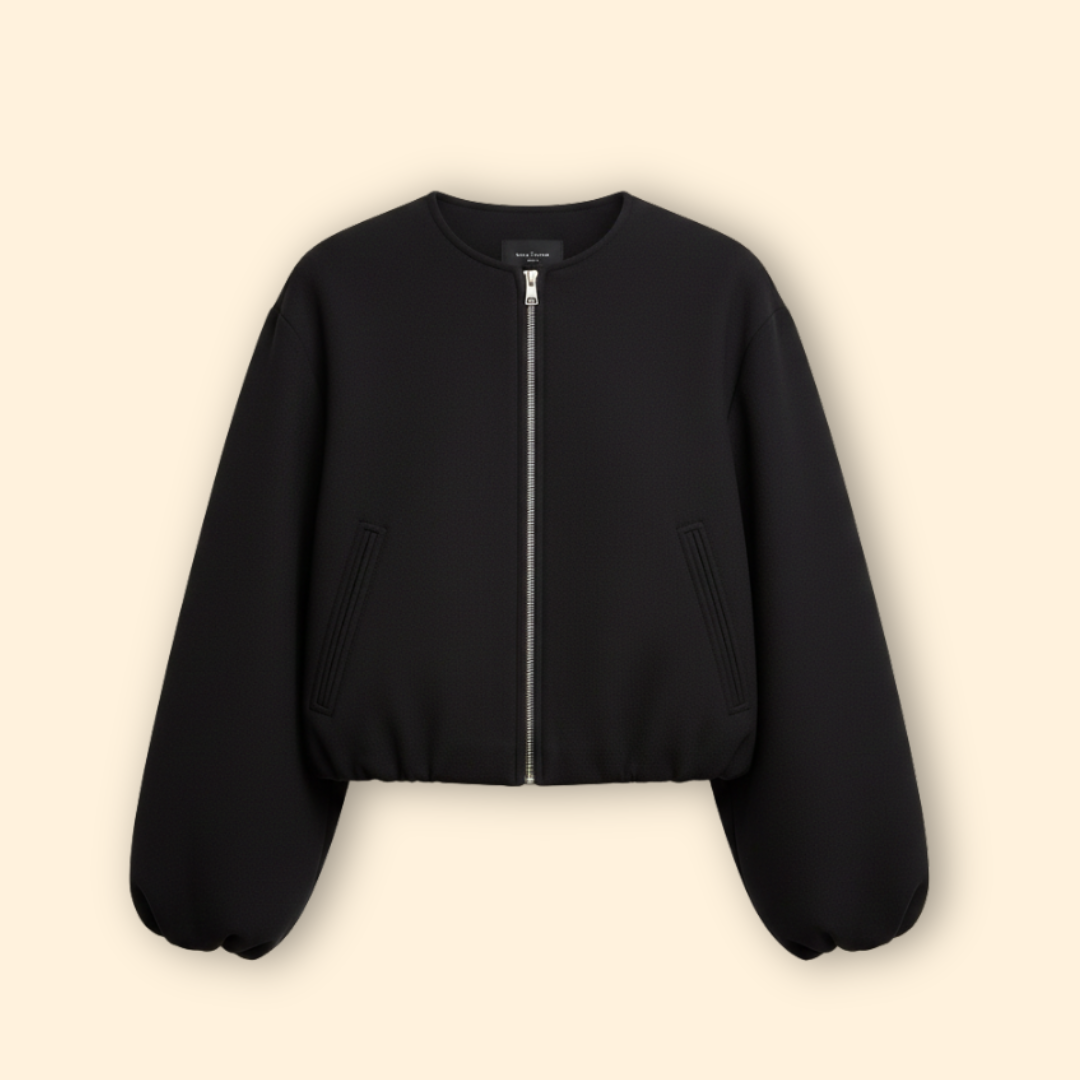 Women’s Bomber Jacket with Side Pockets