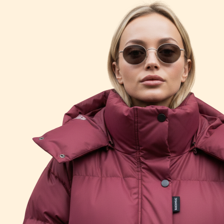 Women’s Quilted Jacket with High Collar