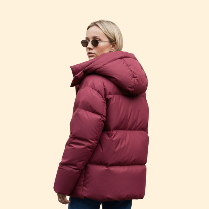 Women’s Quilted Jacket with High Collar
